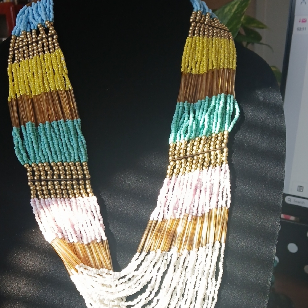 Multicolor Beaded Necklace